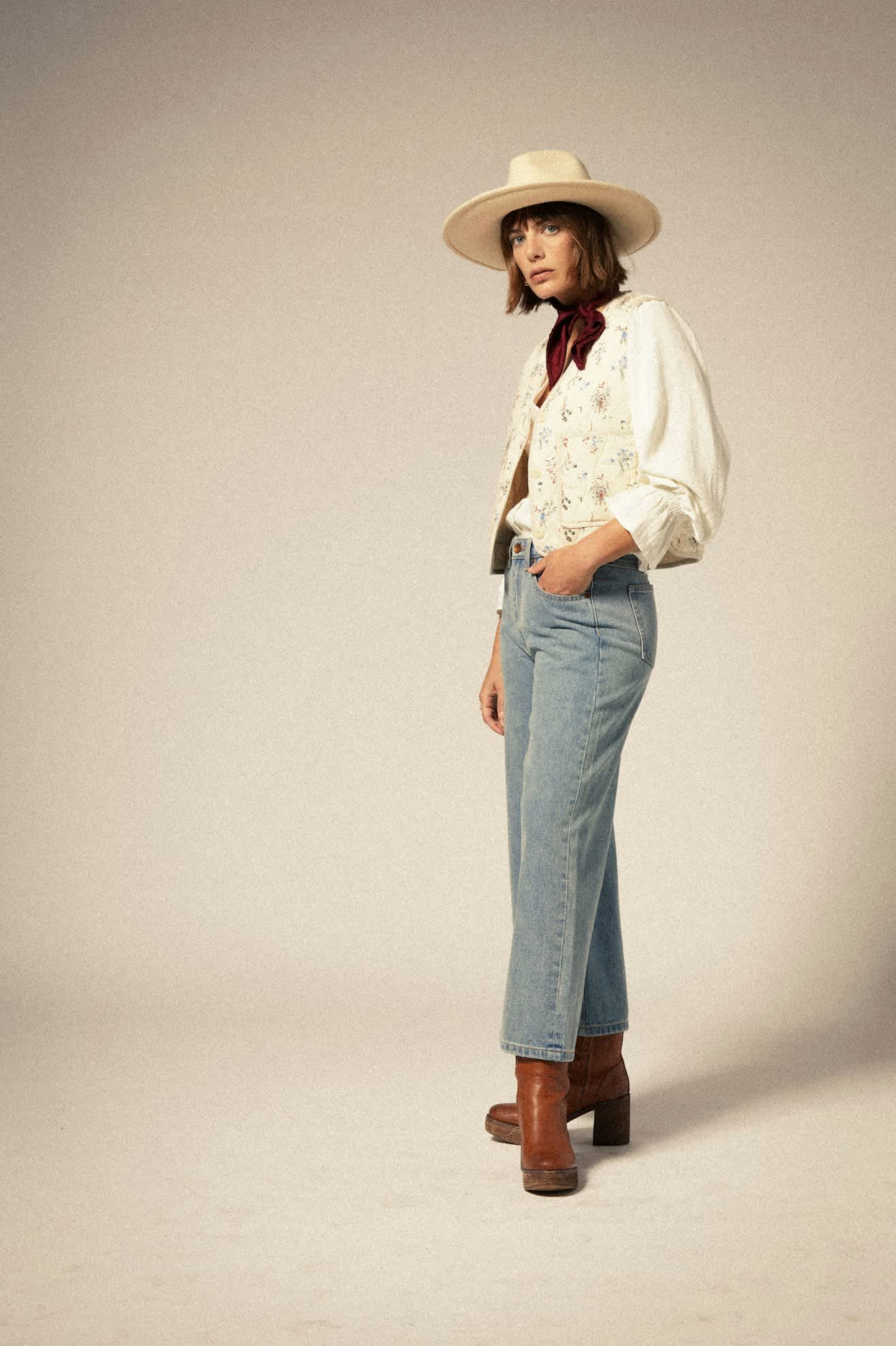 Brixton Margo Cropped 5 Pocket Jean