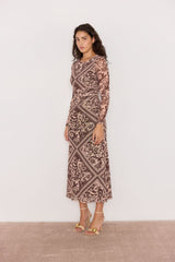 Minkpink Lumi Mesh Midi Dress