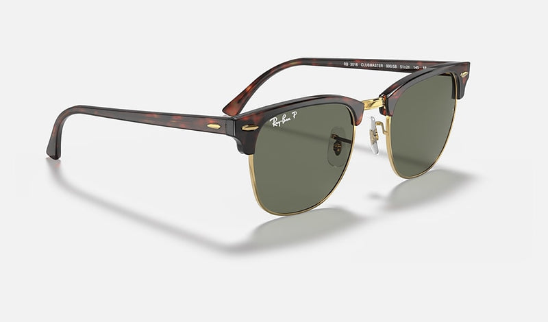 Ray-Ban Clubmaster Red Havana W/ G-15 Green Sunglasses