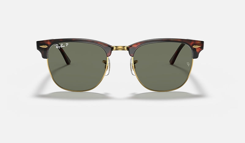 Ray-Ban Clubmaster Red Havana W/ G-15 Green Sunglasses