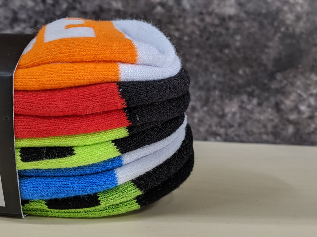 Globe Multi Brights Ankle 5 Pack Socks