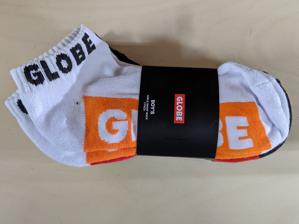 Globe Multi Brights Ankle 5 Pack Socks