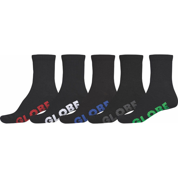 Globe Stealth Crew 5 Pack Socks