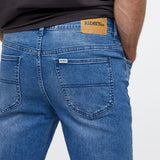 Riders R2 Slim And Narrow Blue Vain Jeans