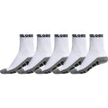 Globe Quarter Crew 5 Pack Socks