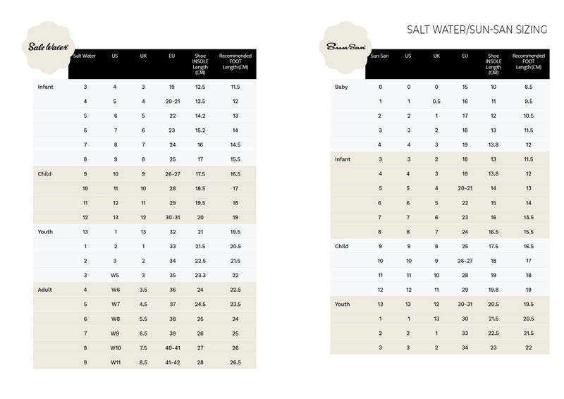 Salt Water Original Child Sandals